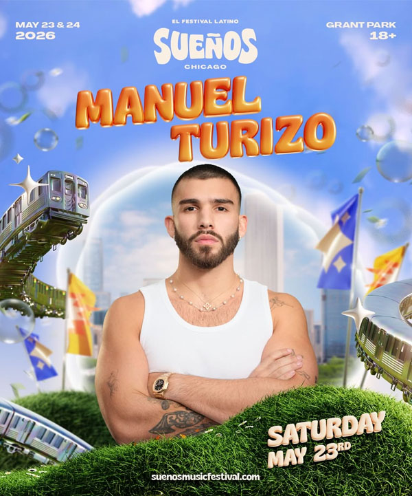 Concierto de Manuel Turizo en Chicago, Illinois, Estados Unidos, Sábado, 23 de mayo de 2026