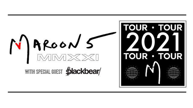 Concierto de Blackbear, Maroon 5 2021 Tour, en Phoenix, Arizona, Estados Unidos, Viernes, 01 de octubre de 2021