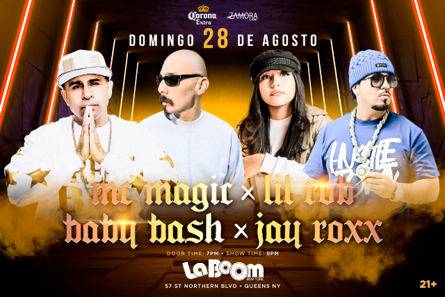 Concierto de Baby Bash en Queens, Nueva York, Estados Unidos, Domingo, 28 de agosto de 2022