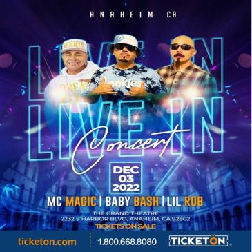 Concierto de MC Magic en Anaheim, California, Estados Unidos, Sábado, 03 de diciembre de 2022
