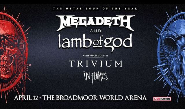 Concierto de Lamb of God, THE METAL TOUR OF THE YEAR, en Colorado Springs, Colorado, Estados Unidos, Martes, 12 de abril de 2022