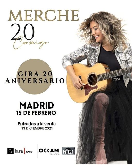 Concierto de Merche, GIRA #20CONMIGO, en Madrid, España, Martes, 15 de febrero de 2022