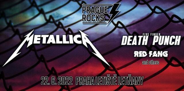 Concierto de Metallica en Praga, República Checa, Miércoles, 22 de junio de 2022