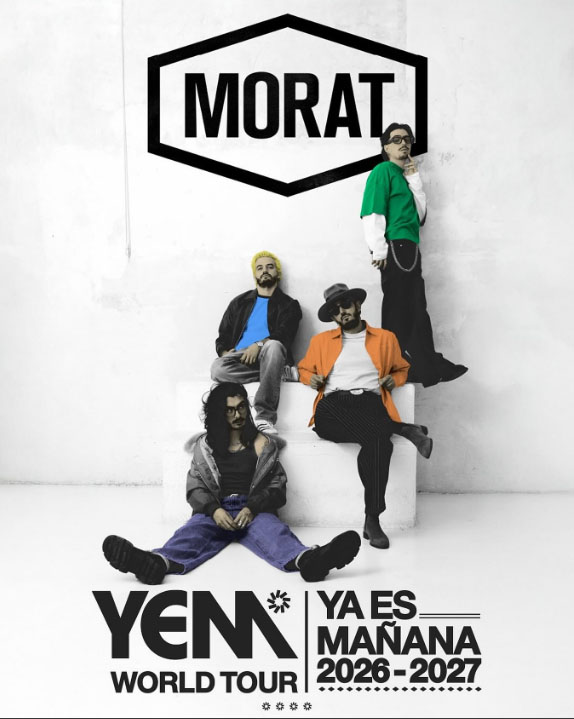 Concierto de Morat, Ya Es Mañana World Tour 2026, en Madrid, España, Viernes, 30 de octubre de 2026