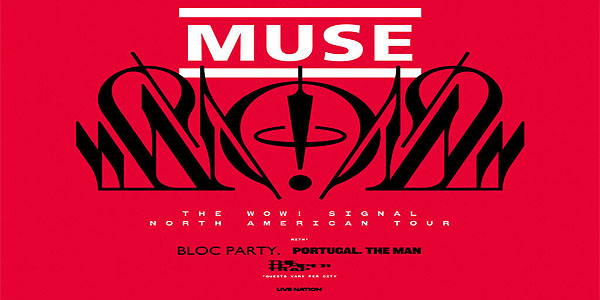Concierto de Muse, Muse - The Wow! Signal Tour, en Holmdel, Nueva Jersey, Estados Unidos, Miércoles, 22 de julio de 2026