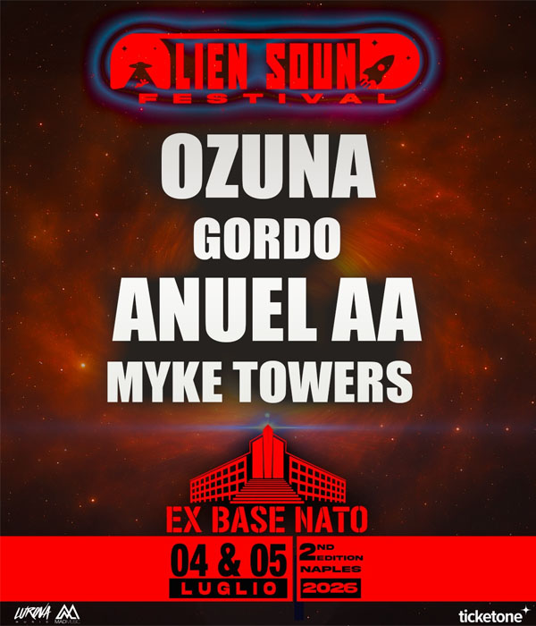 Concierto de Myke Towers en Nápoles, Italia, Sábado, 04 de julio de 2026