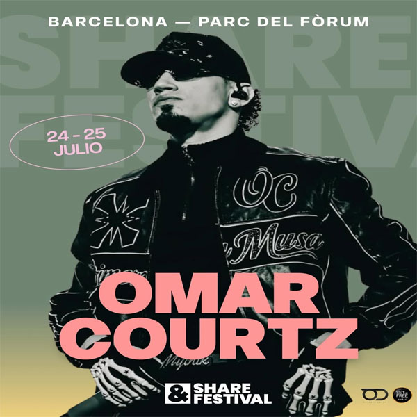 Concierto de Omar Courtz en Barcelona, España, Viernes, 24 de julio de 2026