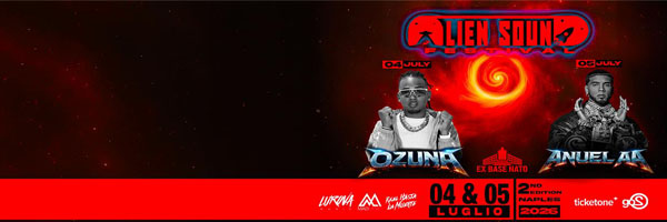 Concierto de Ozuna en Nápoles, Italia, Sábado, 04 de julio de 2026