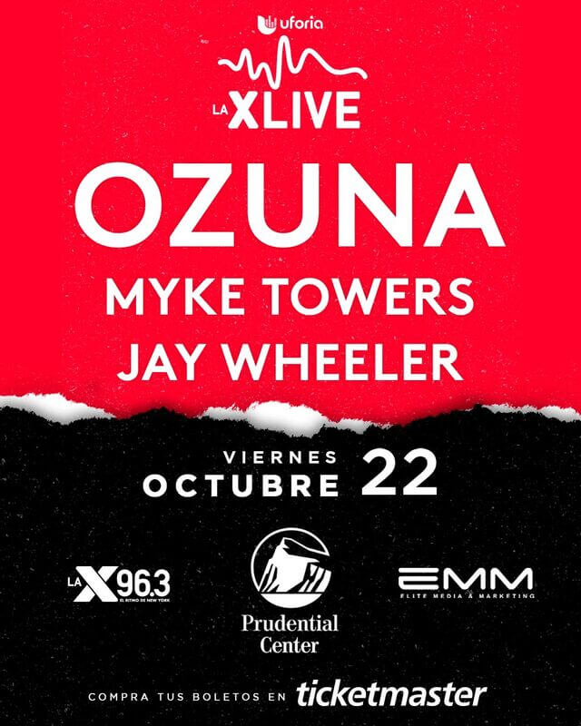 Concierto de Jay Wheeler en Newark, Nueva Jersey, Estados Unidos, Viernes, 22 de octubre de 2021