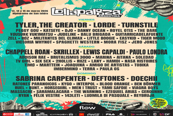 Concierto de Paulo Londra en San Isidro, Argentina, Viernes, 13 de marzo de 2026