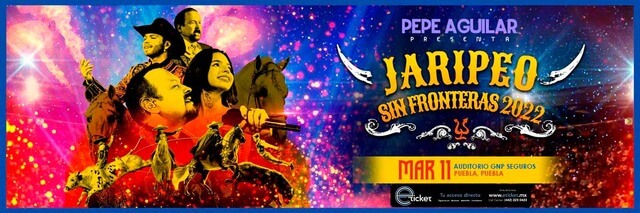 Concierto de Ángela Aguilar, Jaripeo Sin Fronteras, en Puebla de Zaragoza, México, Viernes, 11 de marzo de 2022