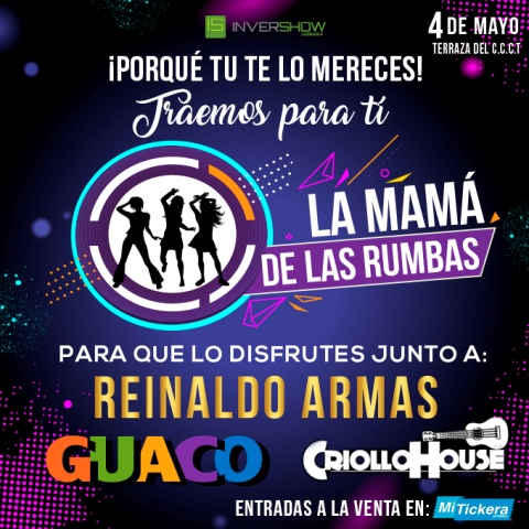 Concierto de Reynaldo Armas en Caracas, Venezuela, Viernes, 04 de mayo de 2018