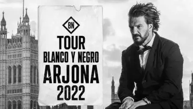 Concierto de Ricardo Arjona, BLANCO Y NEGRO TOUR, en Newark, Nueva Jersey, Estados Unidos, Domingo, 22 de mayo de 2022