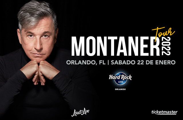 Concierto de Ricardo Montaner, Montaner Tour, en Orlando, Florida, Estados Unidos, Sábado, 22 de enero de 2022