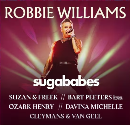 Concierto de Robbie Williams en Amberes, Belgica, Sábado, 27 de junio de 2026