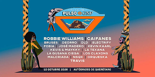 Concierto de Robbie Williams en Querétaro, México, Sábado, 10 de octubre de 2026