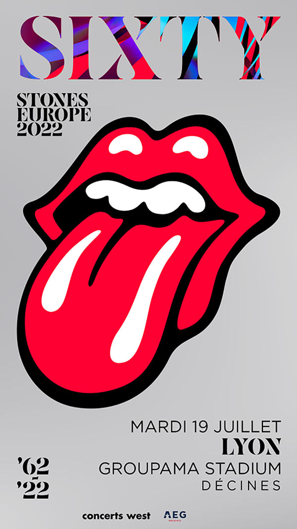 Concierto de The Rolling Stones, SIXTY, en Lyon, Francia, Martes, 19 de julio de 2022