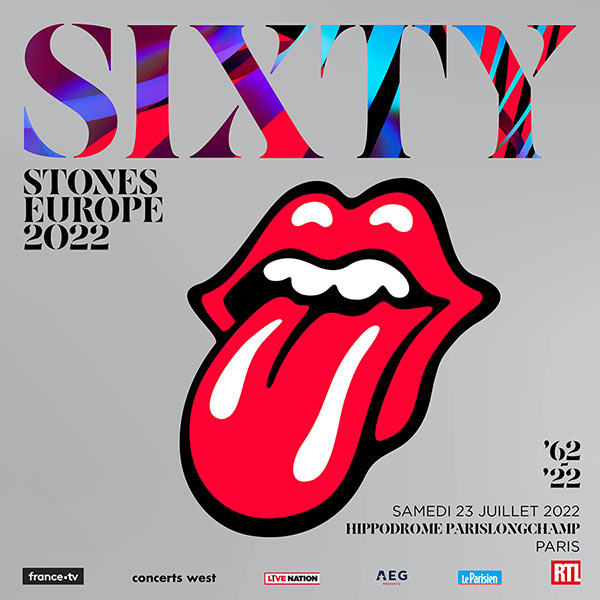 Concierto de The Rolling Stones, SIXTY, en Paris, Francia, Sábado, 23 de julio de 2022