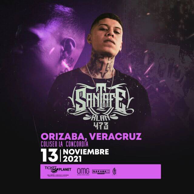 Concierto de Santa Fe Klan en Orizaba, Veracruz, México, Sábado, 13 de noviembre de 2021