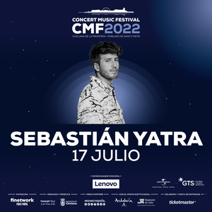 Concierto de Sebastián Yatra en Chiclana De La Frontera, España, Domingo, 17 de julio de 2022