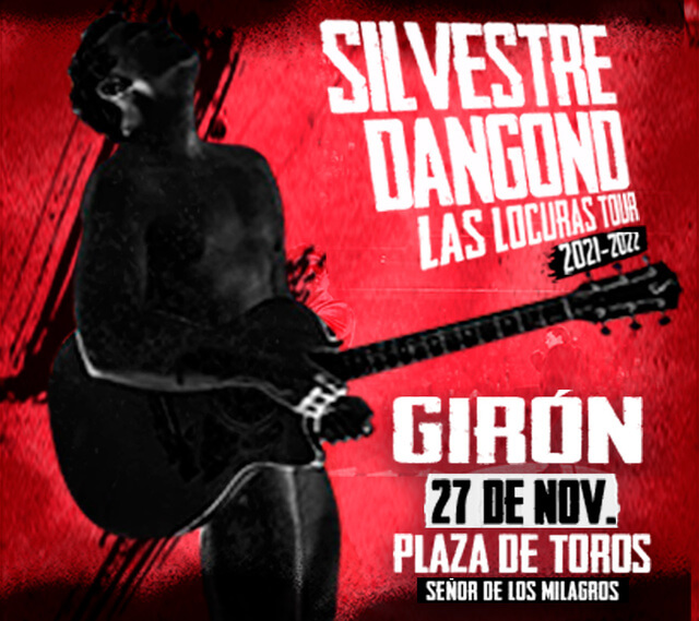 Concierto de Silvestre Dangond, Las Locuras Mías Tour, en Bucaramanga, Colombia, Sábado, 27 de noviembre de 2021