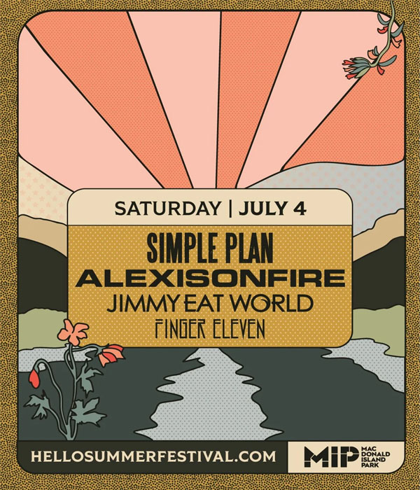 Concierto de Simple Plan en Fort Mcmurray, Canadá, Sábado, 04 de julio de 2026