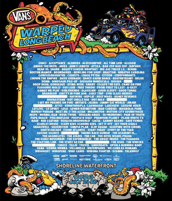 Concierto de Simple Plan en Long Beach, California, Estados Unidos, Sábado, 25 de julio de 2026