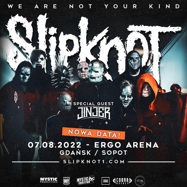 Concierto de Slipknot en Gdansk, Polonia, Domingo, 07 de agosto de 2022