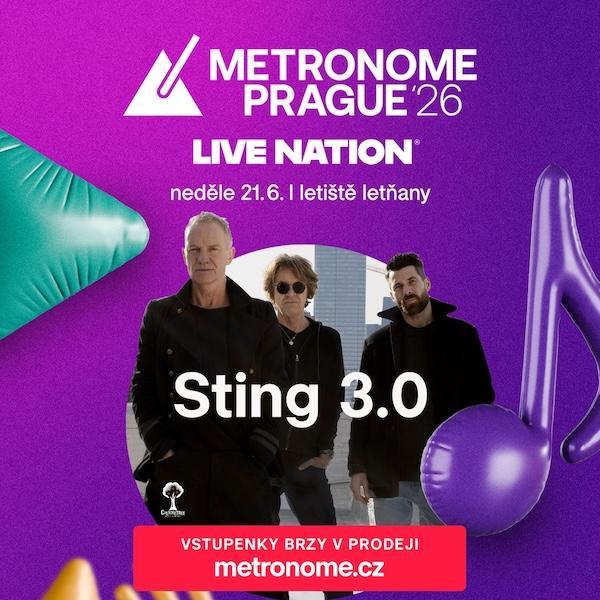 Concierto de Sting en Praga, República Checa, Viernes, 19 de junio de 2026