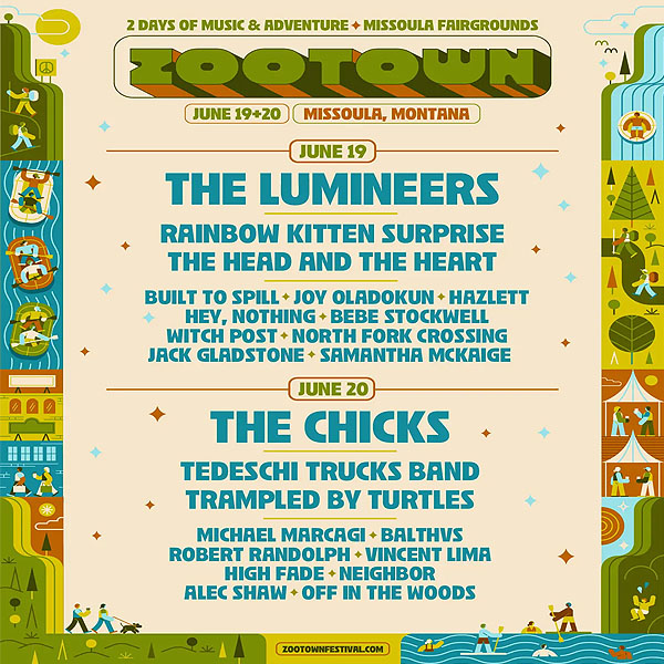 Concierto de The Lumineers en Missoula, Montana, Estados Unidos, Viernes, 19 de junio de 2026