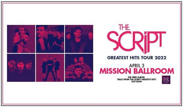 Concierto de The Script, Greatest Hits Tour, en Denver, Colorado, Estados Unidos, Domingo, 03 de abril de 2022