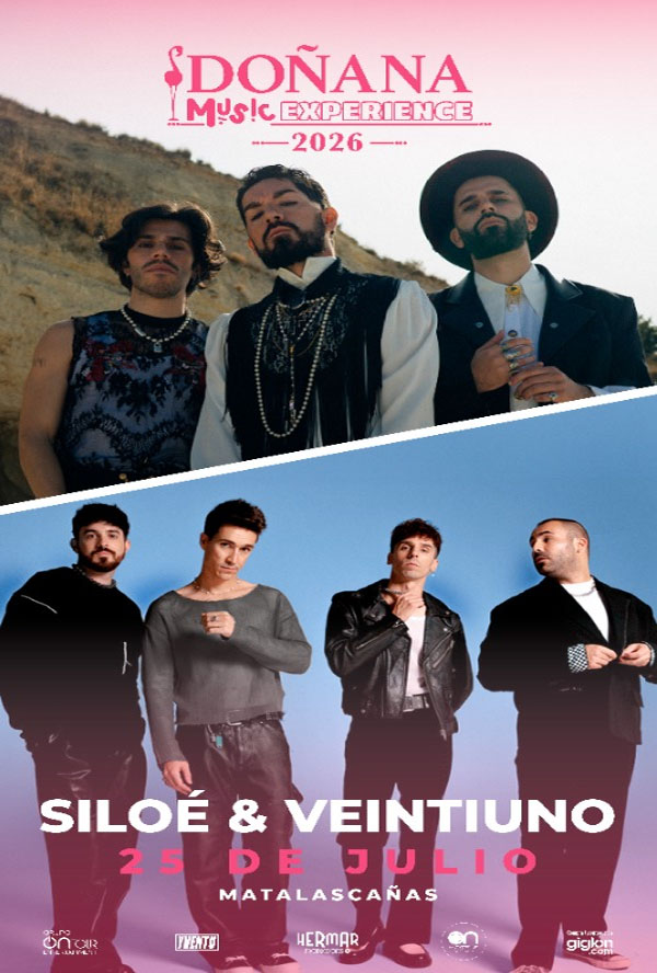 Concierto de Veintiuno en Huelva, España, Sábado, 25 de julio de 2026