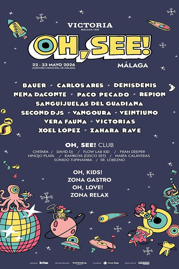 Concierto de Veintiuno en Málaga, España, Viernes, 22 de mayo de 2026