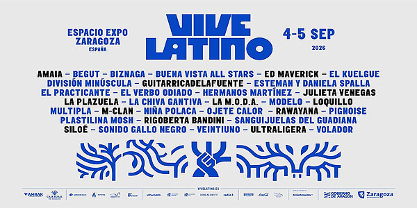 Concierto de Veintiuno en Zaragoza, España, Viernes, 04 de septiembre de 2026