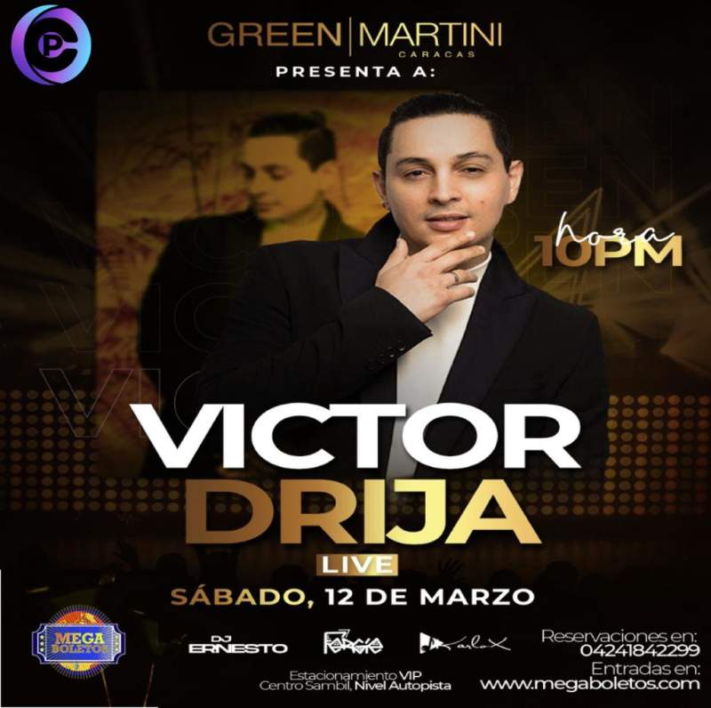 Concierto de Víctor Drija en Caracas, Distrito Capital, Venezuela, Sábado, 12 de marzo de 2022