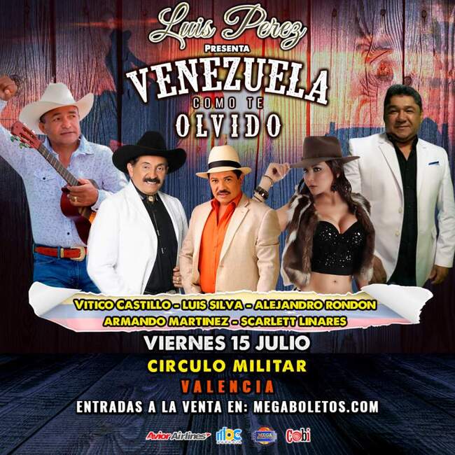 Concierto de Luis Silva en Valencia, Carabobo, Venezuela, Viernes, 15 de julio de 2022