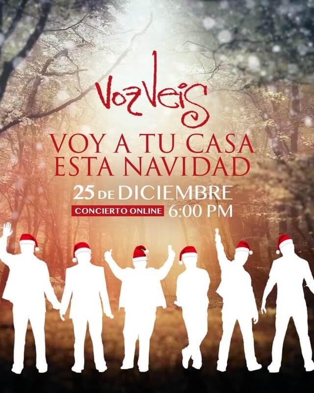 Concierto de Voz Veis en Vía Streaming, Estados Unidos, Sábado, 25 de diciembre de 2021