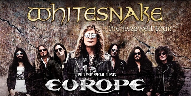 Concierto de Whitesnake, The farewell tour, en Cracovia, Polonia, Domingo, 12 de junio de 2022