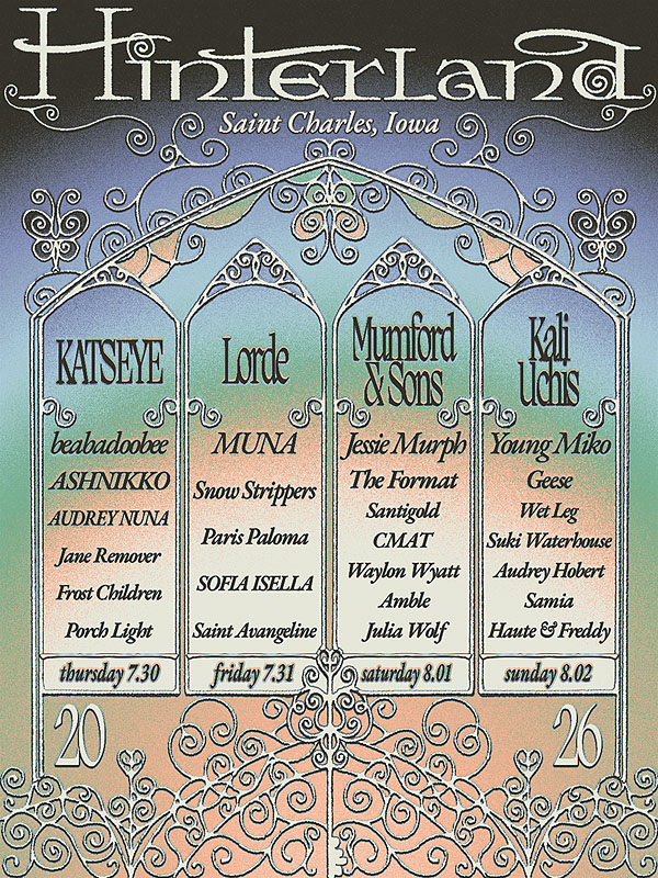 Concierto de Young Miko en St. Charles, Iowa, Estados Unidos, Jueves, 30 de julio de 2026