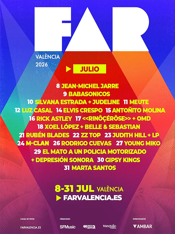 Concierto de Young Miko en Valencia, España, Miércoles, 08 de julio de 2026
