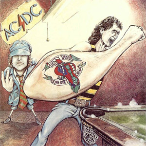 Álbum Dirty Deeds Done Dirt Cheap (Edición Australia) de AC/DC