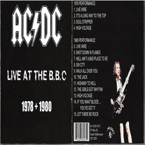 Álbum Live At The B.B.C. 1978+1980 de AC/DC