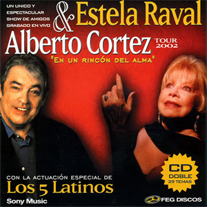 Álbum Estela Raval y Alberto Cortez Tour 2002 En Vivo de Alberto Cortez