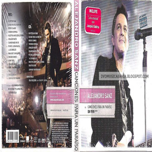 Álbum Canciones Para Un Paraíso En Vivo (Dvd) de Alejandro Sanz