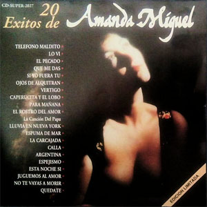 Álbum 20 Éxitos De Amanda Miguel de Amanda Miguel