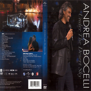 Álbum Under The Desert Sky (Dvd) de Andrea Bocelli