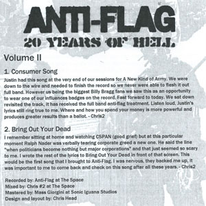Álbum 20 Years Of Hell: Vol. II de Anti-Flag