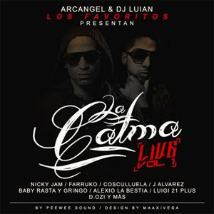 Álbum La Calma Live con DJ Luian de Arcangel