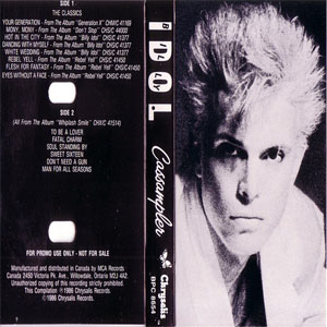 Álbum Cassampler de Billy Idol