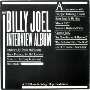 Álbum The Billy Joel Interview Album de Billy Joel